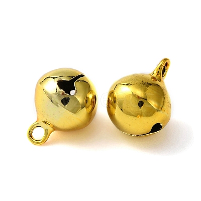 Brass Bell Charms KK-WH0031-38A-1