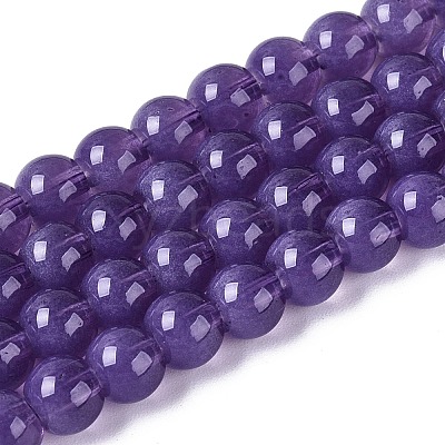 Transparent Glass Imitation Cat Eye Beads Strands GLAA-Q110-01A-03-1