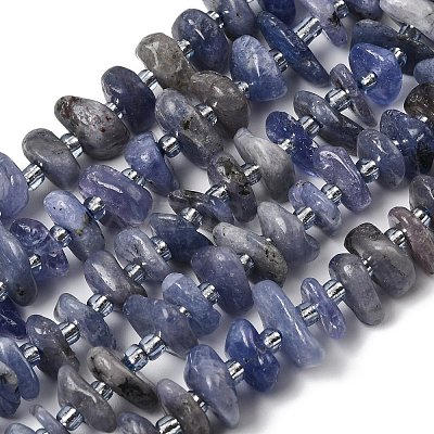 Natural Tanzanite Beads Strands G-L649-C07-01-1