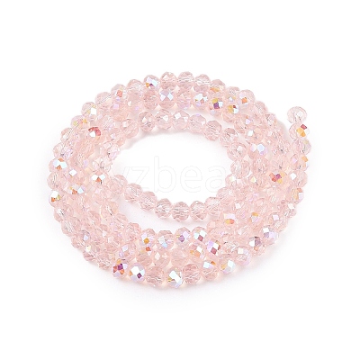 Electroplate Glass Beads Strands EGLA-A044-T3mm-L22-1