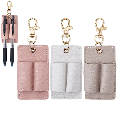 3Pcs PU Keychains KEYC-CL0001-49A-1