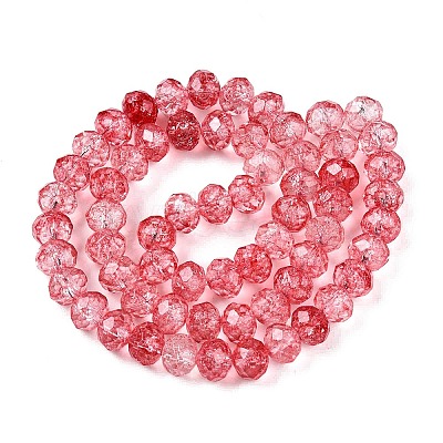Transparent Glass Beads Strands X-GLAA-T023-6mm-A13-1