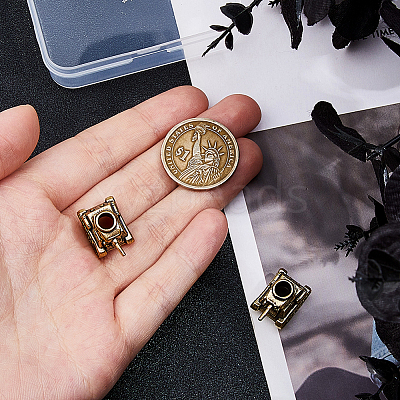 2Pcs Outdoor EDC Tool Brass Parachute Rope European Beads OPDL-DC0001-01-1