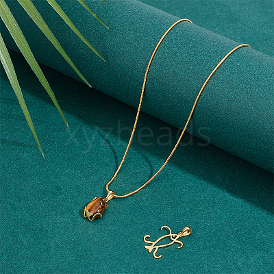2Pcs 925 Sterling Silver Prongs Pendant Blank Fish Cabochon Settings STER-BC0002-60G-1