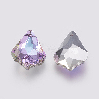 Faceted Glass Rhinestone Pendant RGLA-F052-001C-1