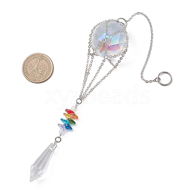 Glass Hot Air Balloon Hanging Suncatchers HJEW-JM04569-02-1