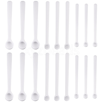 30Pcs 3 Styles Plastic Spoons AJEW-TA0001-89-1