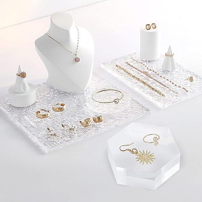 Polygon Acrylic Display Base DIY-WH0302-41-1