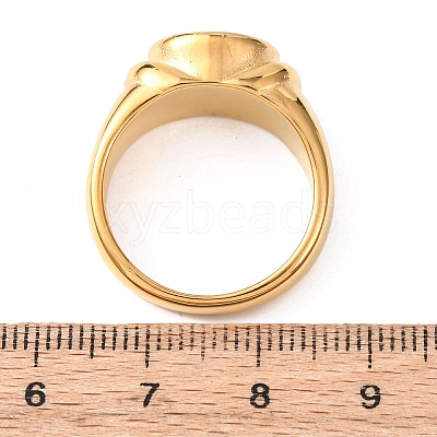 304 Stainless Steel Finger Rings RJEW-F201-02G-05-1