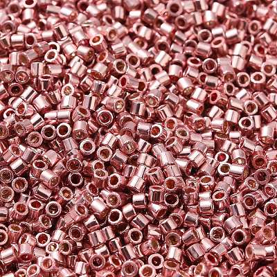 Electroplate Glass Seed Beads SEED-S042-01B-14-1