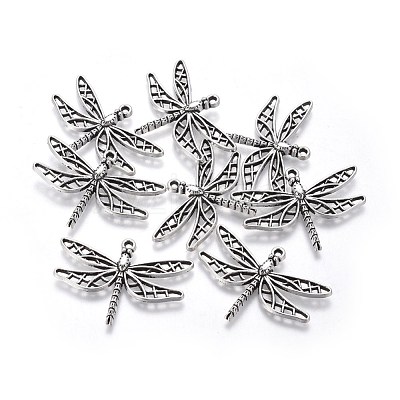 Tibetan Style Alloy Pendants TIBEP-A12-3725-AS-FF-1