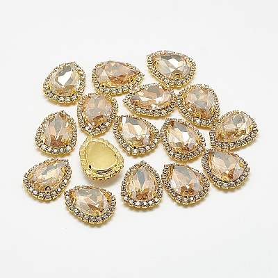 Sew on Rhinestone RGLA-T122-13x18-06G-1