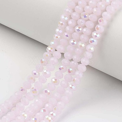 Electroplate Glass Beads Strands LS-EGLA-A034-J6mm-L05-1
