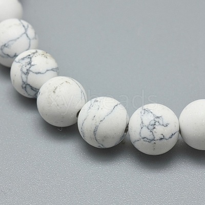 Synthetic Turquoise Jasper Bead Stretch Bracelets BJEW-K212-B-009-1