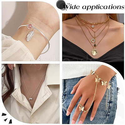 160Pcs 2 Colors Brass Split Rings KK-BBC0023-08A-1