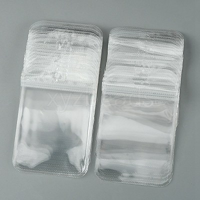 30Pcs Transparent Plastic Resealable Packaging Bags OPP-FS0001-06D-1
