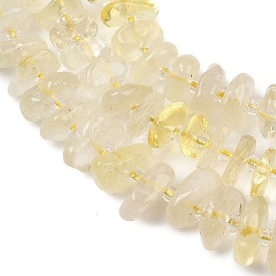 Heated Natural Lemon Quartz Beads Strands GG-CBA3A44-B04-01-1