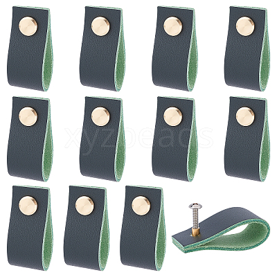 Rectangle Leather Drawer Handles AJEW-WH0251-71B-1