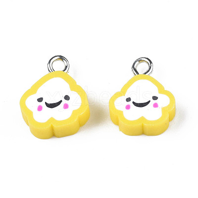 Handmade Polymer Clay Charms CLAY-N006-37B-01H-1