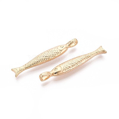 Brass Pendants X-KK-T071-33G-1