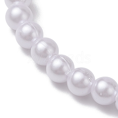 4Pcs 4 Styles Electroplate Glass & Imitated Pearl Acrylic Beaded Stretch Bracelet Sets BJEW-JB10415-1