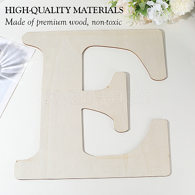 Letter Unfinished MDF Sheets WOOD-WH20012-008E-1