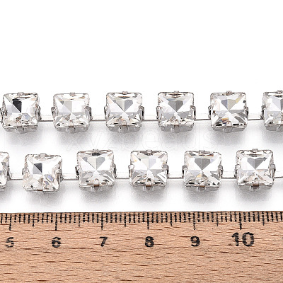 Iron Rhinestone Cup Chains CH-T006-07A-1