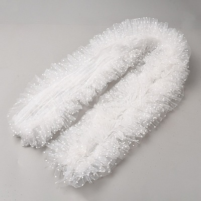 Polka Dot Polyester Pleated Lace Trim OCOR-WH20006-03A-02-1