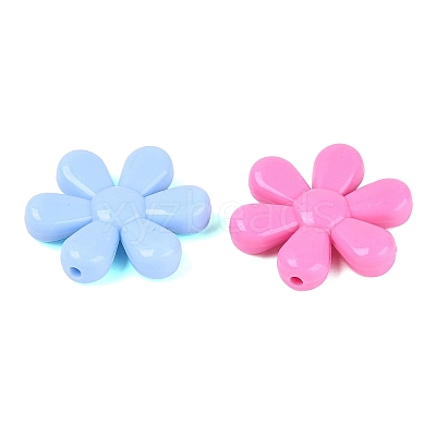 Opaque Acrylic Beads OACR-Q203-05-1