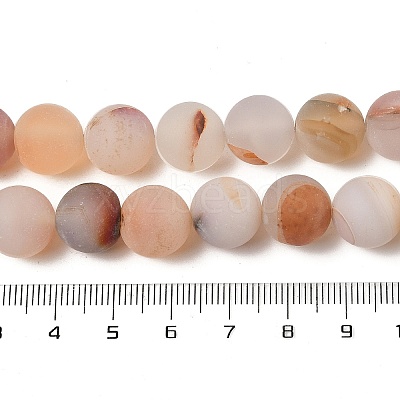 Natural Red Agate Beads Strands G-A248-A03-01-1