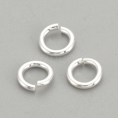 925 Sterling Silver Open Jump Rings STER-S002-57-1
