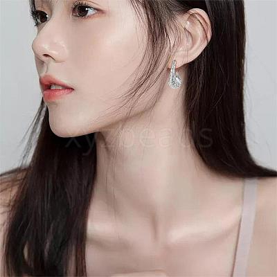 Natural Pearl Teardrop Stud Earrings JE1078B-1