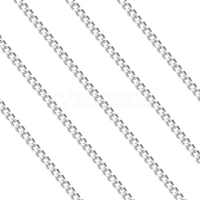 Aluminium Curb Chains X-CHA-T001-19S-1