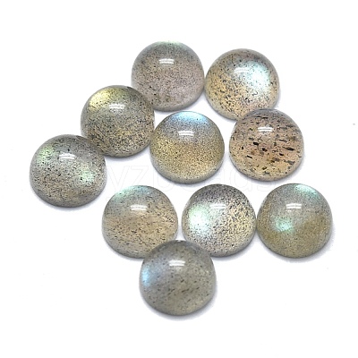 Natural Labradorite Cabochons G-O185-01D-01-1