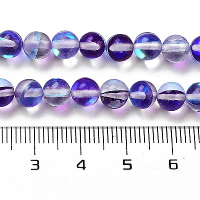 Transparent Glass Beads GLAA-B022-6mm-09-1