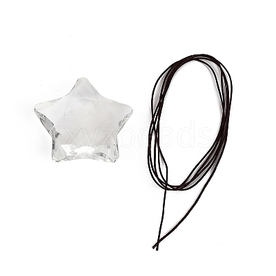 Star Glass Suncatchers HJEW-Z009-01A-01-1