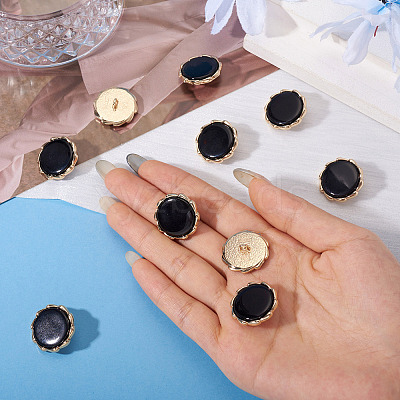 10Pcs Alloy Resin Shank Buttons BUTT-TA0001-36A-1
