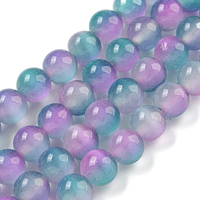 Cat Eye Beads Strands G-K378-A03-02-1