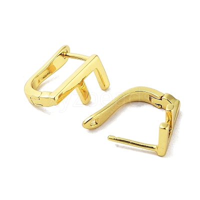 Brass Letter Stud Earrings for Women EJEW-A038-01F-G-1