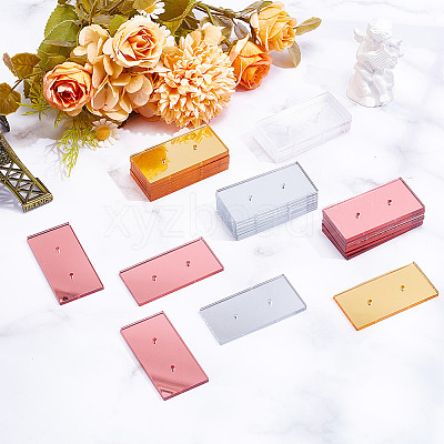 4 Colors Acrylic Single Earring Display Card ODIS-AR0001-05A-1