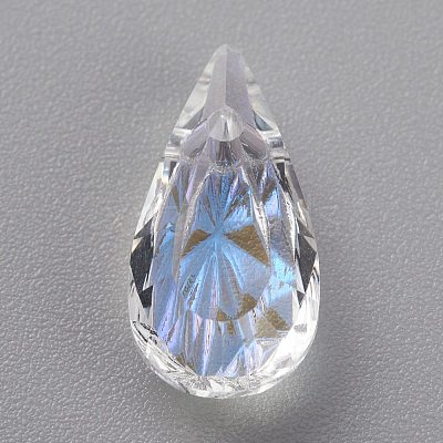 Embossed Glass Rhinestone Pendants GLAA-J101-06A-001MO-1