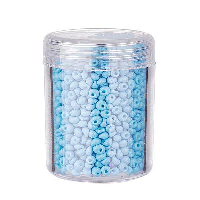 Opaque Glass Seed Beads SEED-JP0004-B08-1
