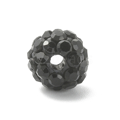Rhinestone Pave Disco Ball Beads RB-TAC0002-02B-06-1