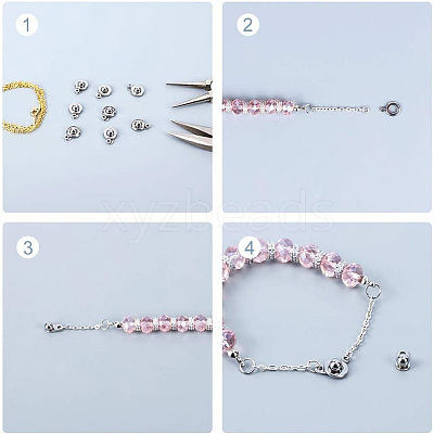 20Pcs 201 Stainless Steel Snap Clasps STAS-GO0001-18G-1