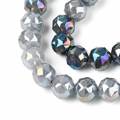Anti-Tarnish Electroplate Glass Beads Strands GLAA-N064-10mm-01-1