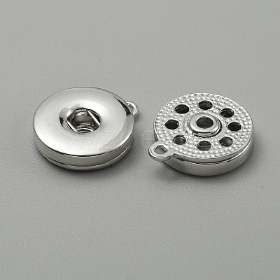 Alloy Hang Snap Base Pendant LS-FIND-WH0110-280P-1