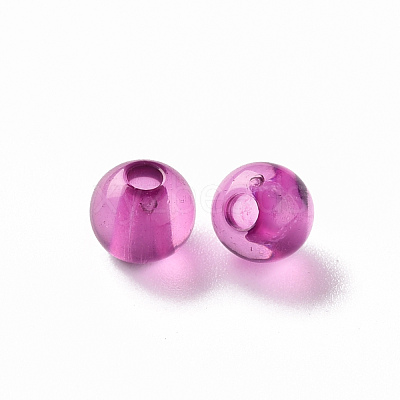 Transparent Acrylic Beads MACR-S370-A6mm-743-1