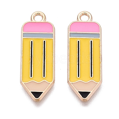 Alloy Enamel Pendants ENAM-Q004-01KCG-08-1