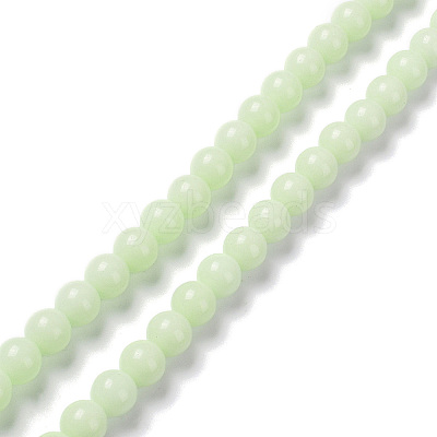 Synthetic Luminous Stone Beads Strands G-L582-01C-1