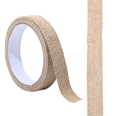 3 Rolls Linen Adhesive Tape for Scrapbook AJEW-GF0012-49A-1